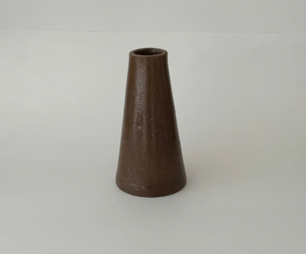 JarronEmbudoEbano Florero Embudo Ebano