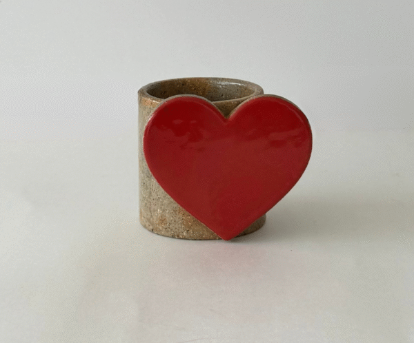 Pocillo Corazon Rojo