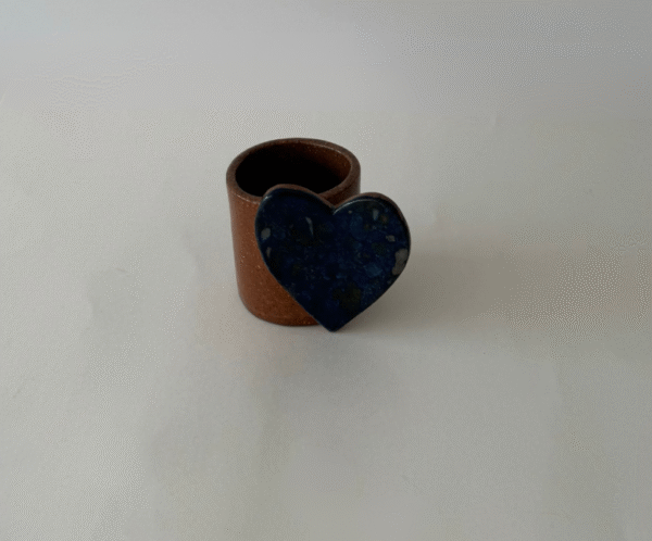 Pocillo Corazon Azul