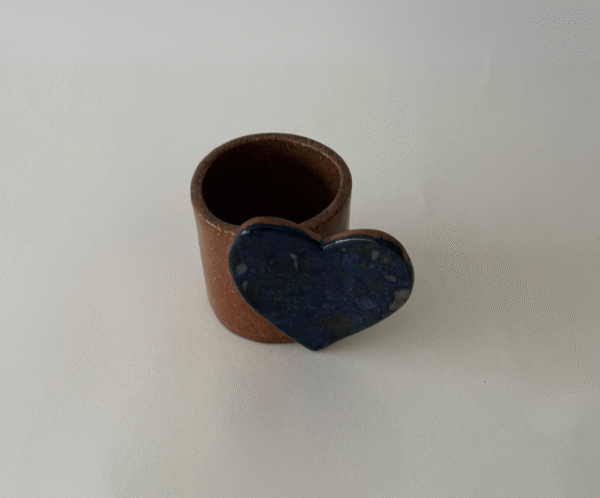 Pocillo Corazon Azul