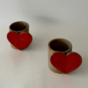 Pocillo Corazon Rojo