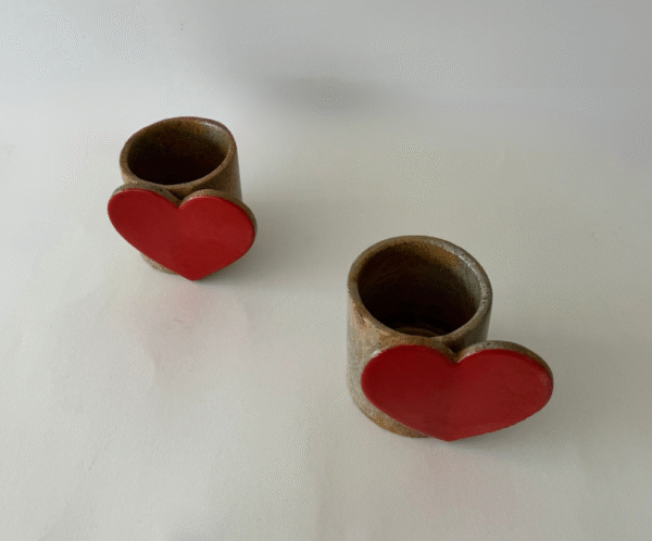 Pocillo Corazon Rojo